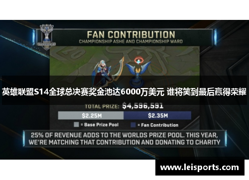 英雄联盟S14全球总决赛奖金池达6000万美元 谁将笑到最后赢得荣耀 英雄联盟S14全球总决赛奖金池达6000万美元 谁将笑到最后赢得荣耀
